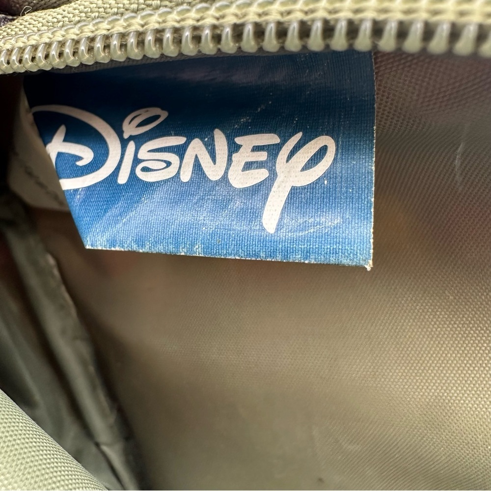 Disney Olive Green Mickey Mouse Nylon Shoulder Bag and Matching Cosmetics Case - Picture 14 of 16
